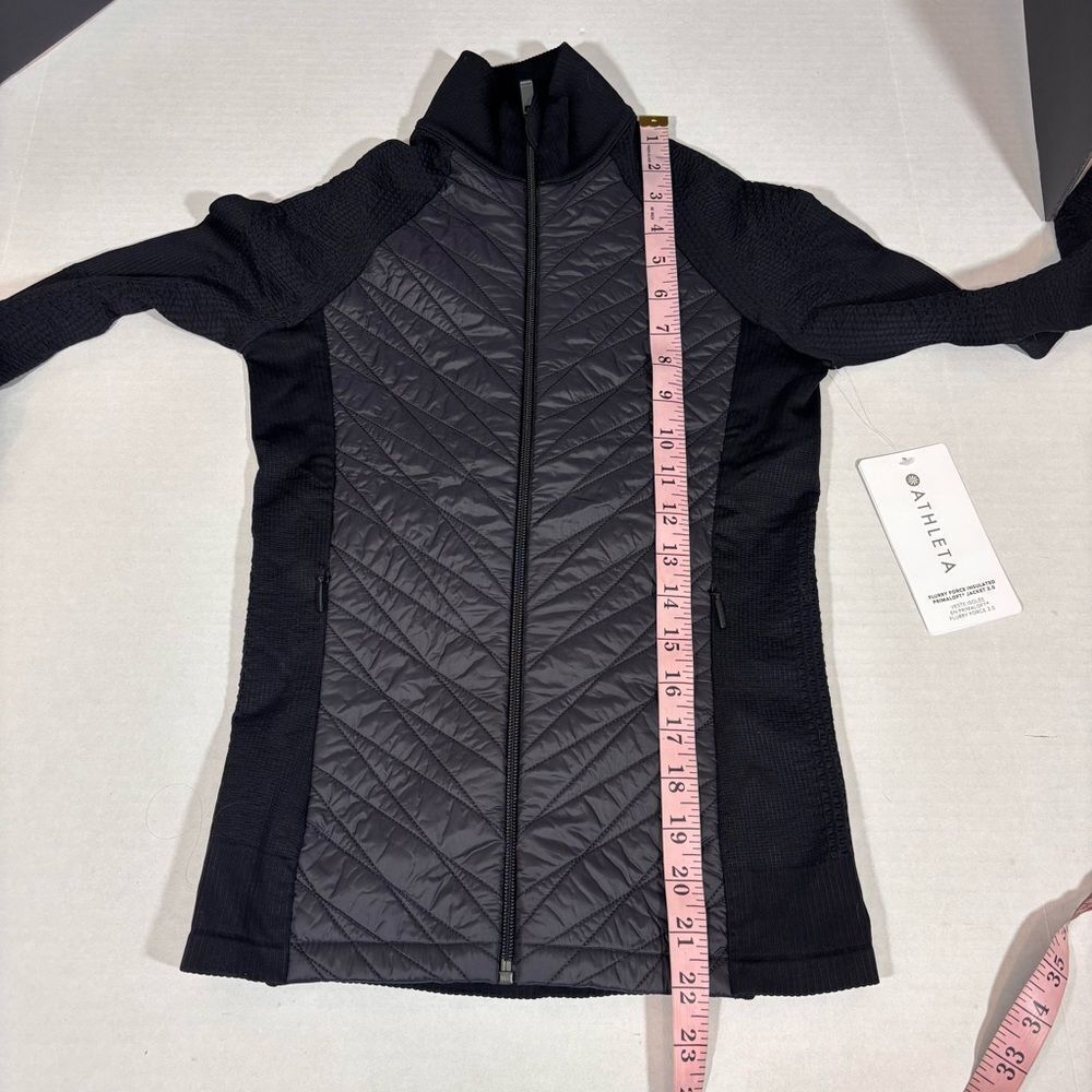 Athleta FLURRY FORCE INSULATED PRIMALOFT® JACKET 2.0 NEW with tags XXS Black - Picture 16 of 16